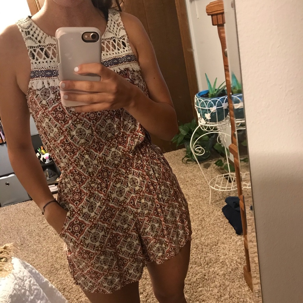 Xhilaration floral romper